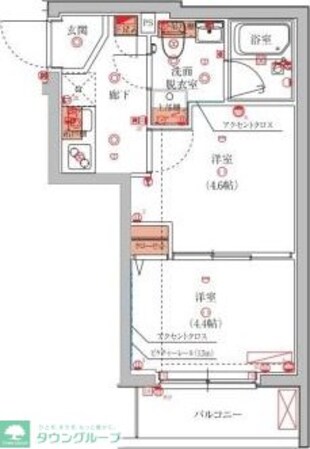 ハーモニーレジデンス池袋ウエストの物件間取画像